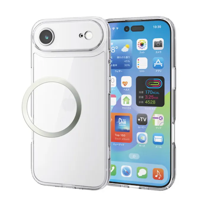 iPhone Air ケース ハイブリッド 衝撃吸収 背面ガラス 極限保護 透明