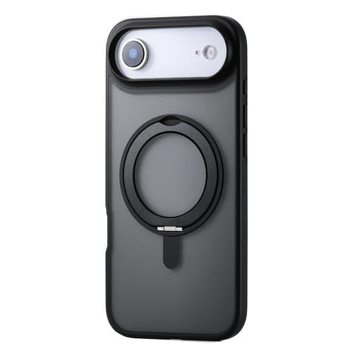 iPhone Air ケース ハイブリッド MAGKEEP 360度回転スタンド付 黒 ケース・ストラップ iPhone Air ケース ハイブリッド MAGKEEP 360度回転スタンド付 黒 ケース・ストラップ