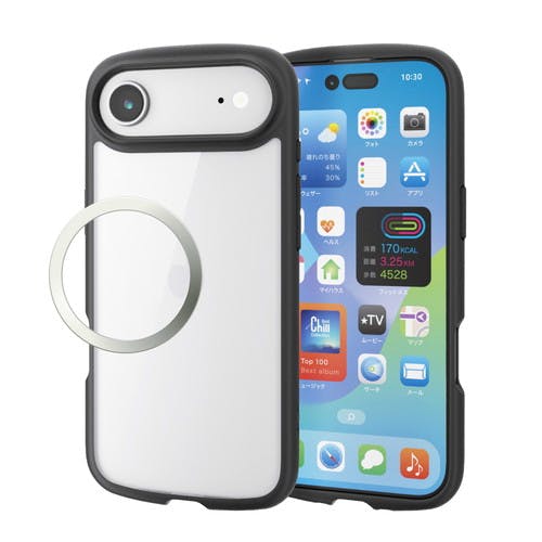 iPhone Air ケース ハイブリッド 衝撃吸収 軽量 薄型 黒 ケース・ストラップ iPhone Air ケース ハイブリッド 衝撃吸収 軽量 薄型 黒 ケース・ストラップ