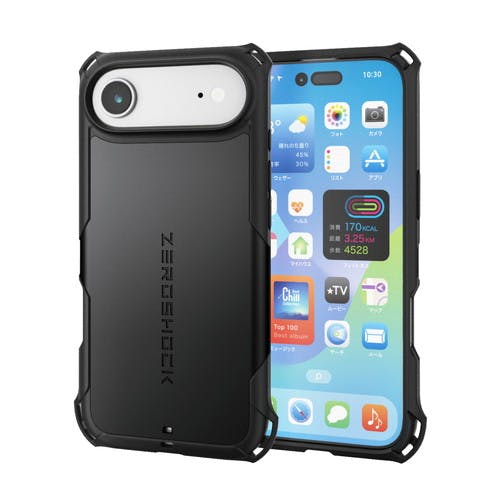 iPhone Air ケース ハイブリッド 衝撃吸収 MAGKEEP フィルム付 黒 ケース・ストラップ iPhone Air ケース ハイブリッド 衝撃吸収 MAGKEEP フィルム付 黒 ケース・ストラップ