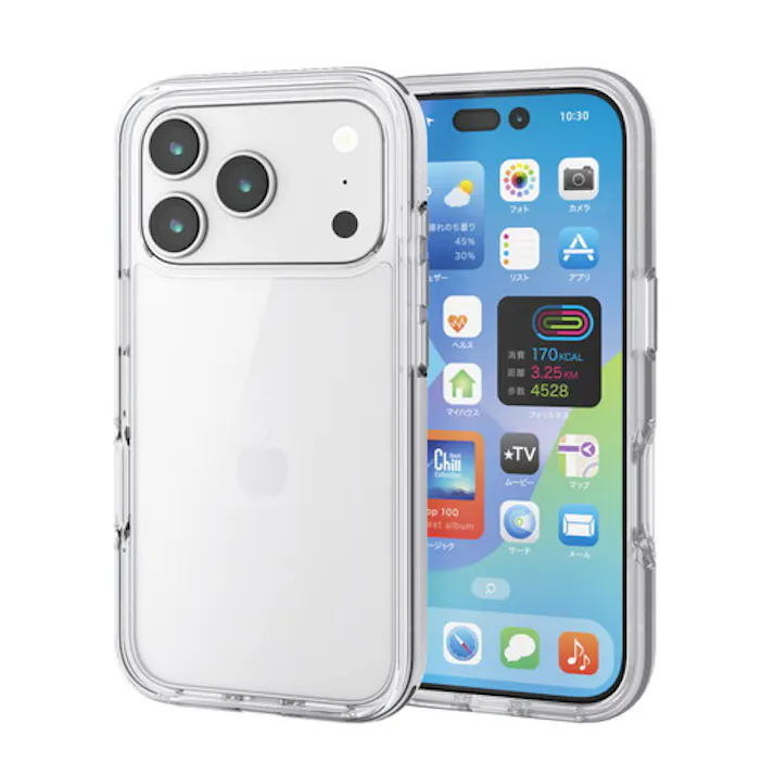 iPhone 17 Pro ケース ハイブリッド 衝撃吸収 軽量 AirShock 透明