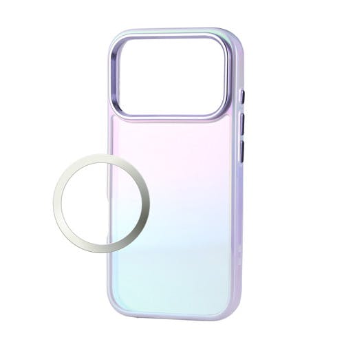 iPhone 17 Pro ケース ハイブリッド 衝撃吸収 オーロラデザイン 紫 ケース・ストラップ iPhone 17 Pro ケース ハイブリッド 衝撃吸収 オーロラデザイン 紫 ケース・ストラップ