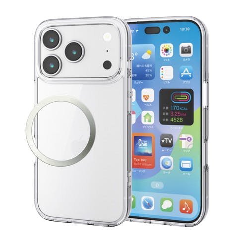 iPhone 17 Pro ケース ハイブリッド 衝撃吸収 背面ガラス 透明 ケース・ストラップ iPhone 17 Pro ケース ハイブリッド 衝撃吸収 背面ガラス 透明 ケース・ストラップ