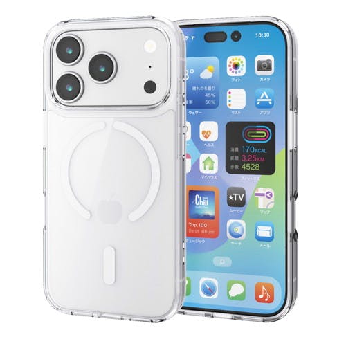 iPhone 17 Pro ケース ハイブリッド 衝撃吸収 MAGKEEP 白 ケース・ストラップ iPhone 17 Pro ケース ハイブリッド 衝撃吸収 MAGKEEP 白 ケース・ストラップ