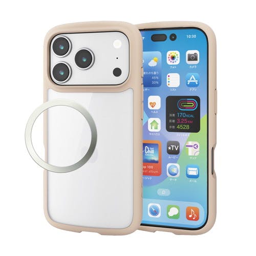 iPhone 17 Pro ケース ハイブリッド 衝撃吸収 軽量 薄型 茶 ケース・ストラップ iPhone 17 Pro ケース ハイブリッド 衝撃吸収 軽量 薄型 茶 ケース・ストラップ