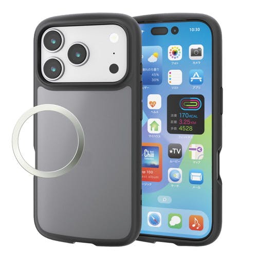 iPhone 17 Pro ケース ハイブリッド 衝撃吸収 軽量 薄型 マット黒 ケース・ストラップ iPhone 17 Pro ケース ハイブリッド 衝撃吸収 軽量 薄型 マット黒 ケース・ストラップ