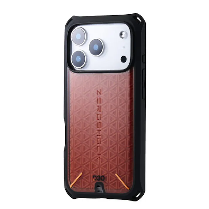 iPhone 17 Pro ケース ハイブリッド D3O(R) 超衝撃保護 フィルム付 黒