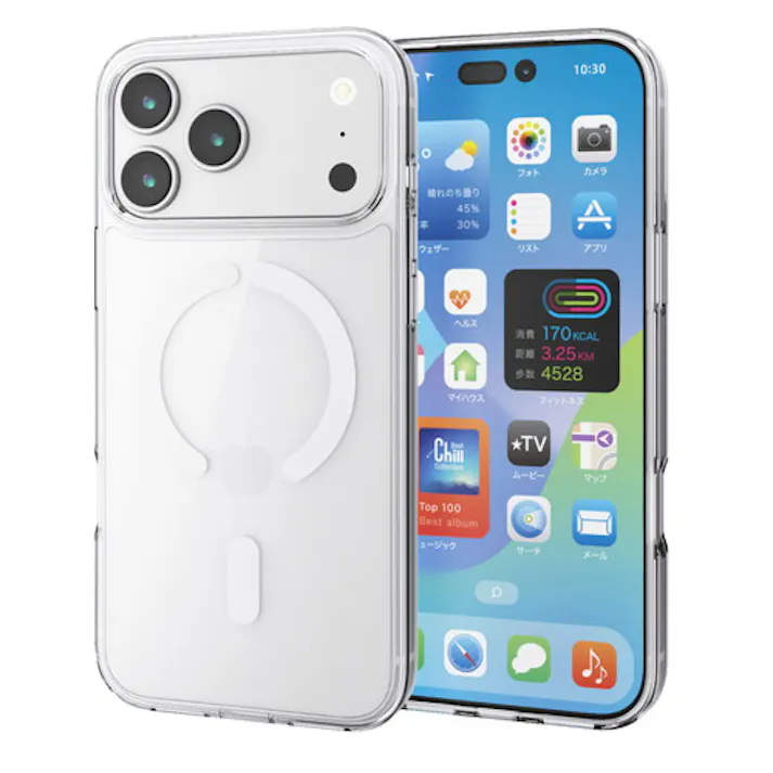 iPhone 17 Pro Max ケース ハイブリッド 衝撃吸収 MAGKEEP 白