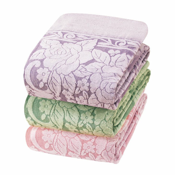 今治産ジャカード織タオルケット3色組 送料込み ＃flife-4589978832432 間仕切り・パーテーション