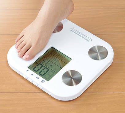 体重体組成計 ホワイト 送料込み ＃flife-4971275800359 間仕切り・パーテーション