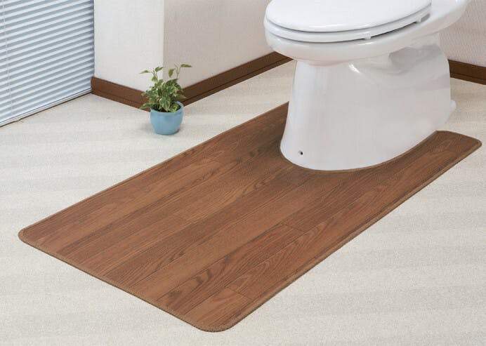 木目調トイレマット ブラウン 送料込み #flife-a2148320 間仕切り・パーテーション 木目調トイレマット ブラウン 送料込み #flife-a2148320 間仕切り・パーテーション