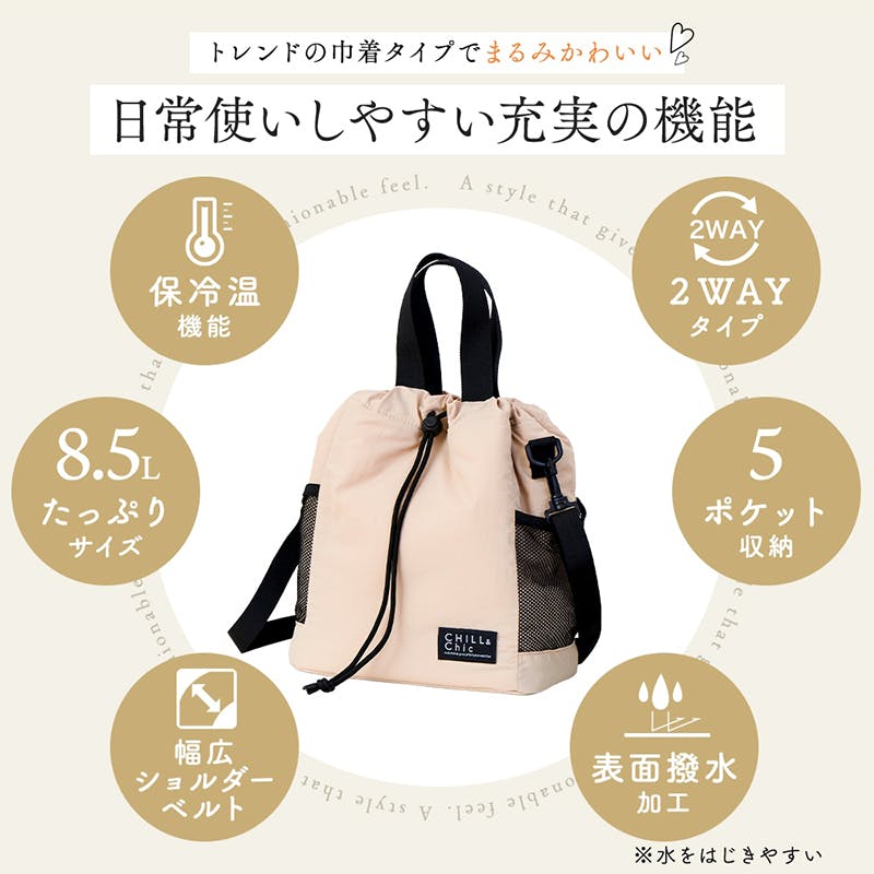 再入荷しました！【新品未使用】オレオリラックス　125ml 2本セット 保冷温ショルダーバッグ】 デイリーにもレジャーにも使いやすい