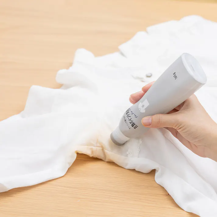 【クリーニング屋さんの衣類ポイント洗剤 165g お得な3本セット】 ちあふる サッと塗るだけ!汗ジミ、皮脂、ファンデーション汚れ、ドロ、食べこぼし汚れなどの5つの部分汚れに対応! JAN:4989409102514