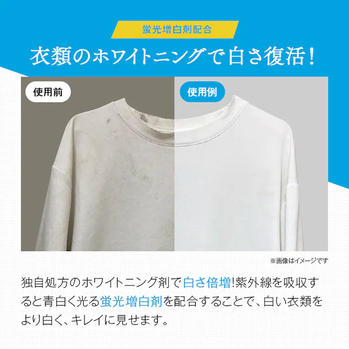 【クリーニング屋さんの衣類ホワイトニング洗剤 180g】 ちあふる 浸透洗浄+ホワイトニング効果で、くすんだYシャツや制服、靴下などの衣類をより白く! JAN:4989409103559