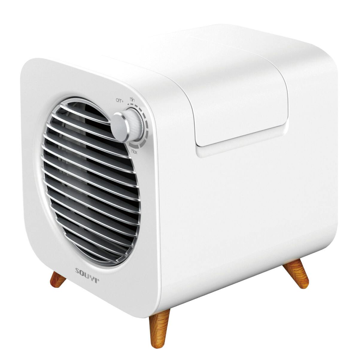 冷風扇 コンパクト卓上冷風扇 保冷剤付き 送料込み ＃flife-4571390305120