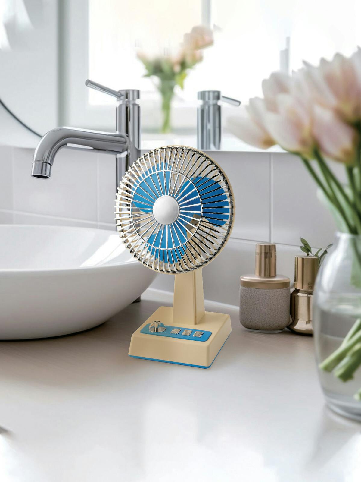 どこでもレトロ扇風機 送料込み ＃flife-4573336402924 | 空調・季節