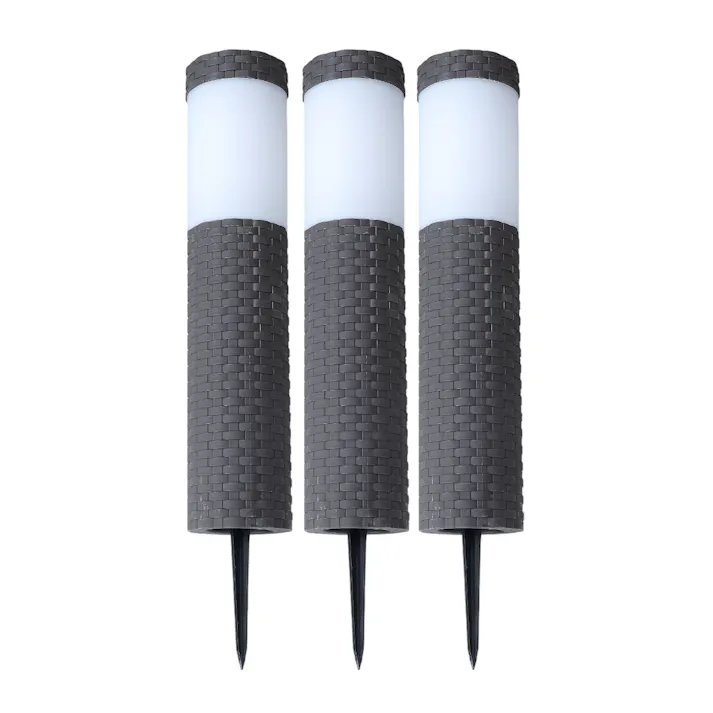 ラタン調ポールライト3本組 送料込み #flife-4582732650310