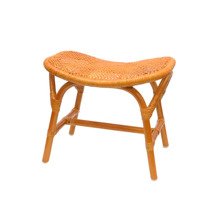 天然籐スクエアスツール 送料込み ＃flife-4589978108117 | 椅子