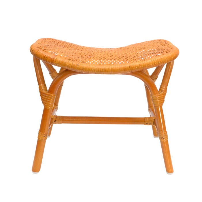 天然籐スクエアスツール 送料込み ＃flife-4589978108117 | 椅子