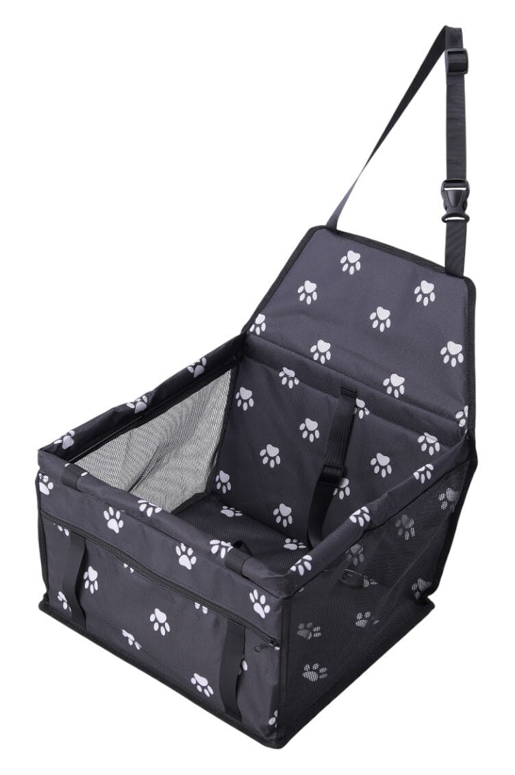 安全設計 ペット用ドライブキャリー  安全＆快適ドライブ 撥水性 ペットの飛び出し防止に 小型犬〜中型犬用  通気性 ファスナーポケット付き 送料込み ＃flife-4589978835983