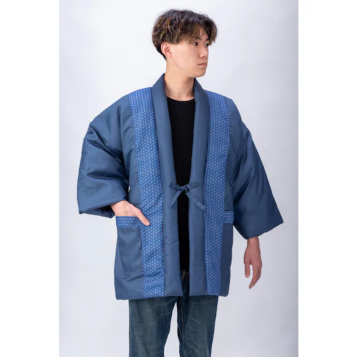 和風暖かはんてん 紳士用 コン LL~3L 送料込み #flife-a3516113