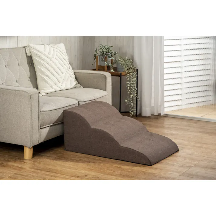 足腰に優しい高弾性小型犬用スロープ3段 送料込み #flife-4589978105215