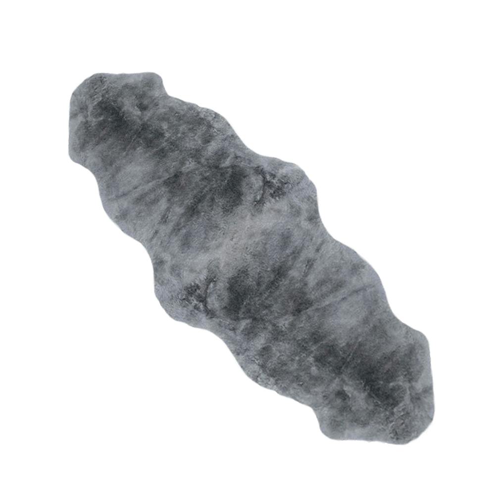 洗えるムートンラグ 2匹 短毛 敷物 クッション 毛皮 ムートン ラグ