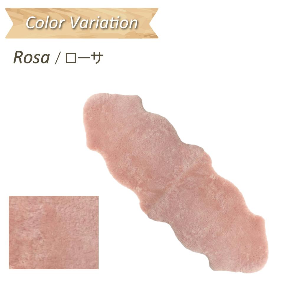 洗えるムートンラグ 2匹 短毛 敷物 クッション 毛皮 ムートン