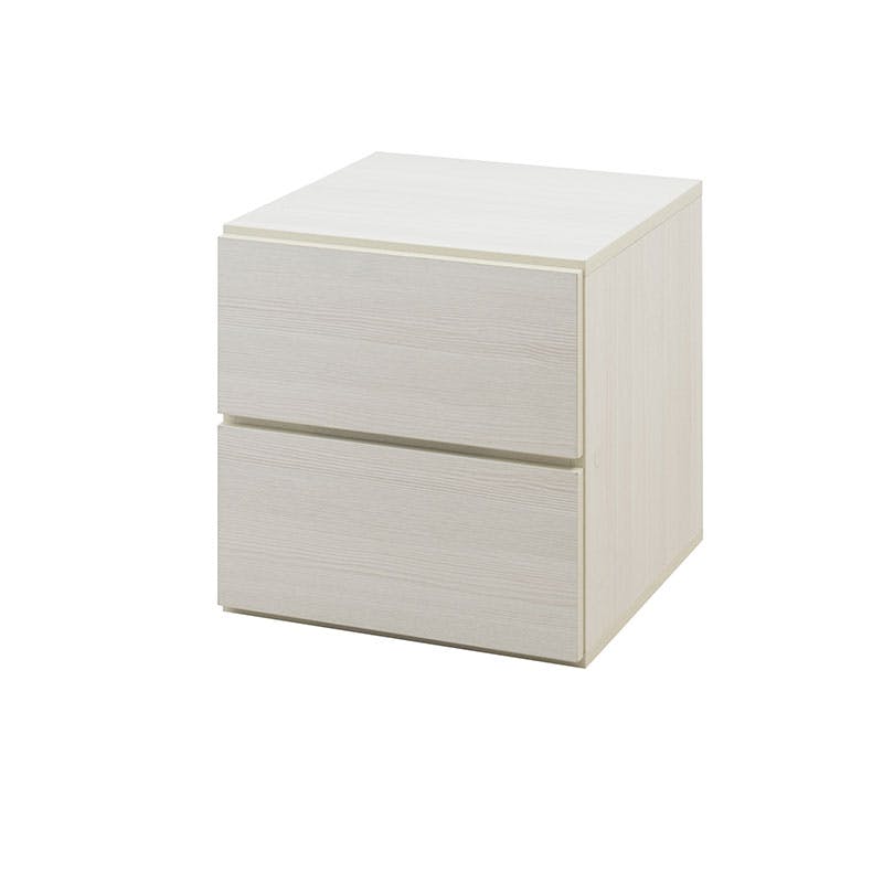 組み替え自由自在！推し活キューブラック【推しピの推し入れ ジュニア】 キューブボックス 幅39 グッズ収納  引出し ディスプレイ コレクション ホワイトウォッシュ 白 木製 棚 収納家具 収納ボックス ロッカー 一人暮らし 推しカツ 収納棚 推し棚