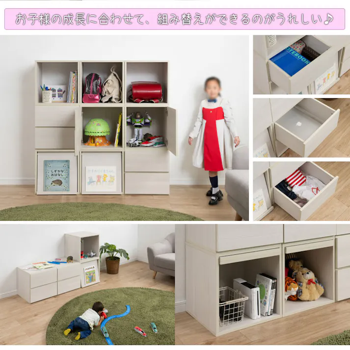 【WW】ダブルキューブボックス LPレコードタイプ ホワイトウォッシュ 白 木製 ディスプレイ棚 飾り棚 収納ボックス ラック 台 収納ラック レコード収納 A4ファイル 雑誌 本 マガジン おしゃれ クローゼット上 下