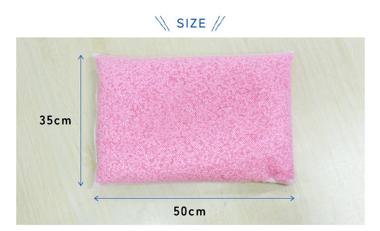 洗えるメッシュ枕 ハードパイプ 35×50cm ピンク | 布団・枕・寝具