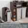 【ARIZONA】拡張テーブルキッチンカウンター 幅90 奥行40 高さ82.5 作業台 ブラウン 西海岸 木製 ヴィンテージ ビンテージ ヴィンテージ 一人暮らし 新生活 デスク desk 作業台 収納 棚 可動式 伸縮 L字 L字型 収納付き 可動棚 レコード収納 収納 オープンラック