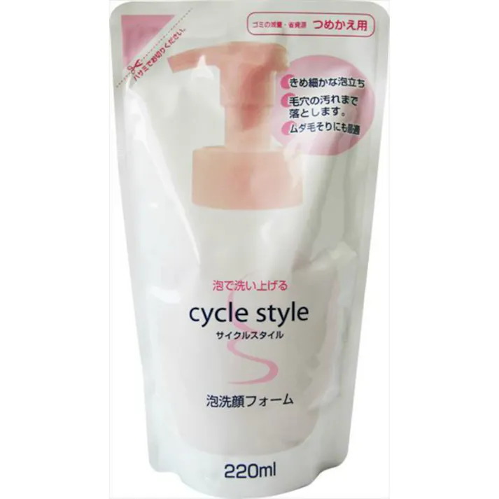 サイクルスタイル泡洗顔フォーム詰替220ML ×1点 【送料込み】 #hrm-4902050558998