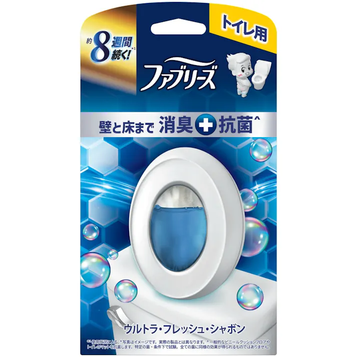 ファブリーズトイレ用消臭剤プレミアムシリーズ+抗菌ウルトラフレッシュシャボン ×1点 【送料込み】 #hrm-4987176318336