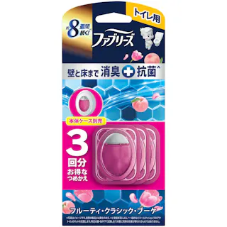【12点まとめ買い】ファブリーズトイレ用消臭剤プレミアムシリーズ+抗菌フルーティークラシックブーケつめかえ 3回分 × 12点 【送料込み】 #hrm-4987176343307