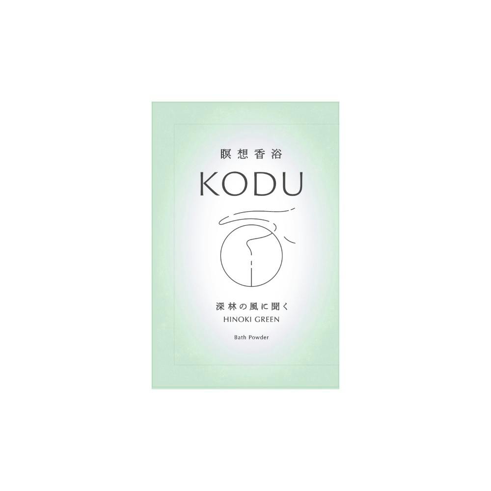 コデュ ヒノキグリーン バスパウダー ×1点 【送料込み】 ＃hrm-4902125394513
