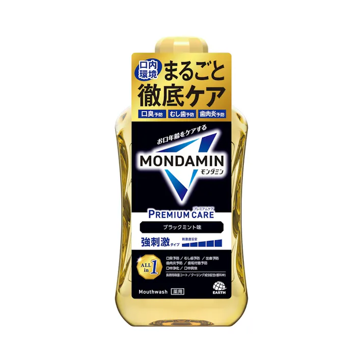 モンダミン プレミアムケア ブラックミント 1000ml ×1点 【送料込み】 #hrm-4901080312112