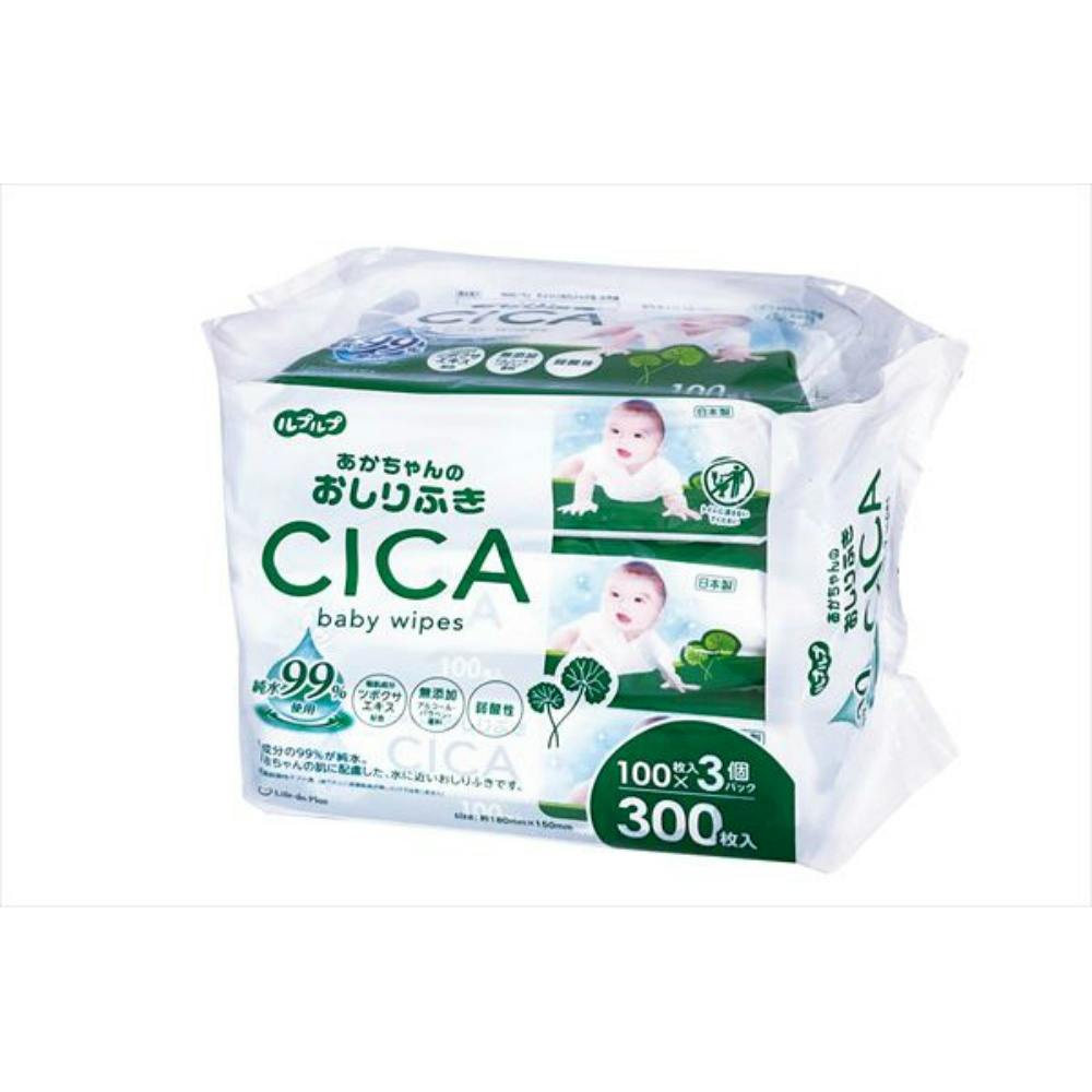 赤ちゃんのおしりふきCICA100枚3P ×1点 #hrm-4589506155705 ウェットティッシュ 赤ちゃんのおしりふきCICA100枚3P ×1点 #hrm-4589506155705 ウェットティッシュ