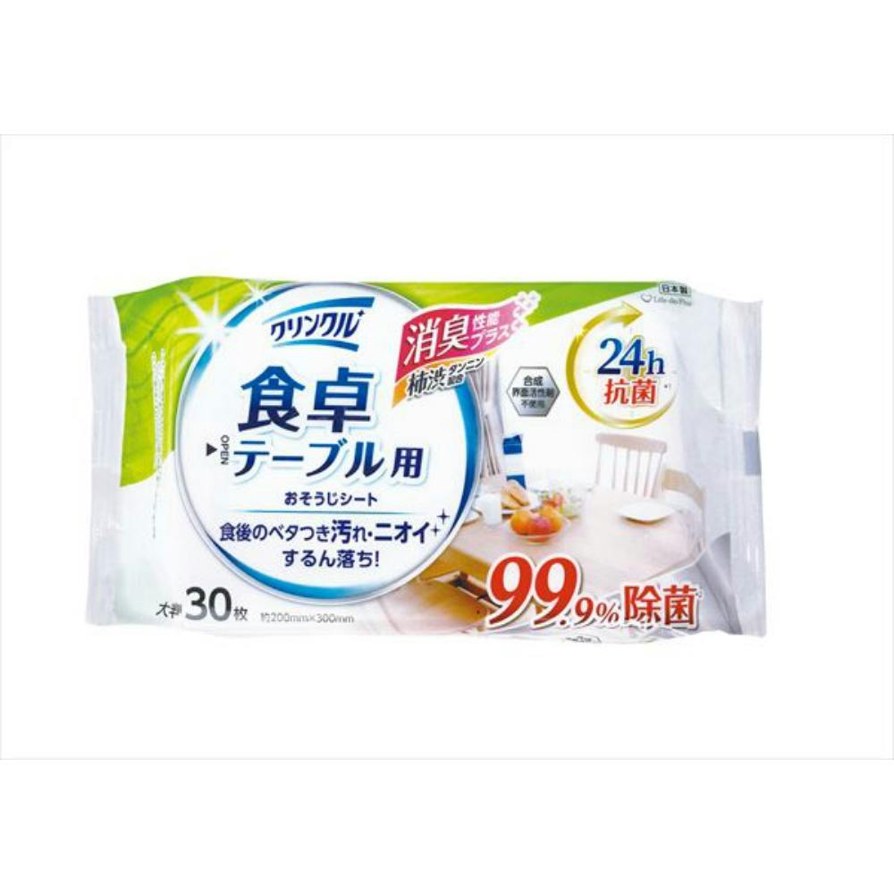 クリンクル食卓テーブル用おそうじシート30枚 ×1点 #hrm-4589506155774 ウェットティッシュ クリンクル食卓テーブル用おそうじシート30枚 ×1点 #hrm-4589506155774 ウェットティッシュ