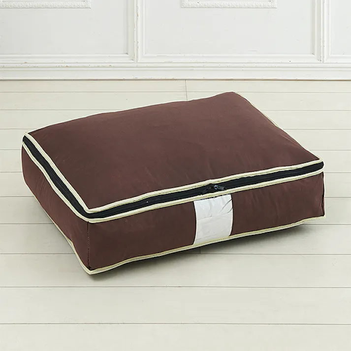 【炭入り消臭羽毛布団収納ケース シングル タテ型 S A-02 お得な3個セット】 ちあふる((約)65×50×15cm(シングル羽毛布団1枚)) 羽毛布団収納 タテ収納 消臭 炭加工 3層構造 透明窓 幅広テープ クローゼット 見える収納 JAN:4989409098824