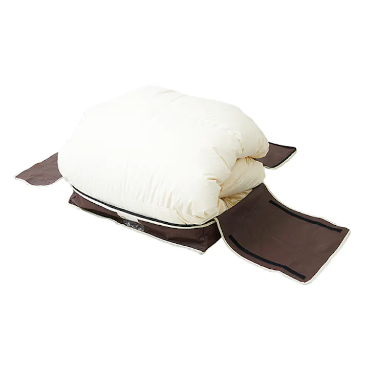 【炭入り消臭羽毛布団収納ケース シングル タテ型 S A-02 お得な3個セット】 ちあふる((約)65×50×15cm(シングル羽毛布団1枚)) 羽毛布団収納 タテ収納 消臭 炭加工 3層構造 透明窓 幅広テープ クローゼット 見える収納 JAN:4989409098824