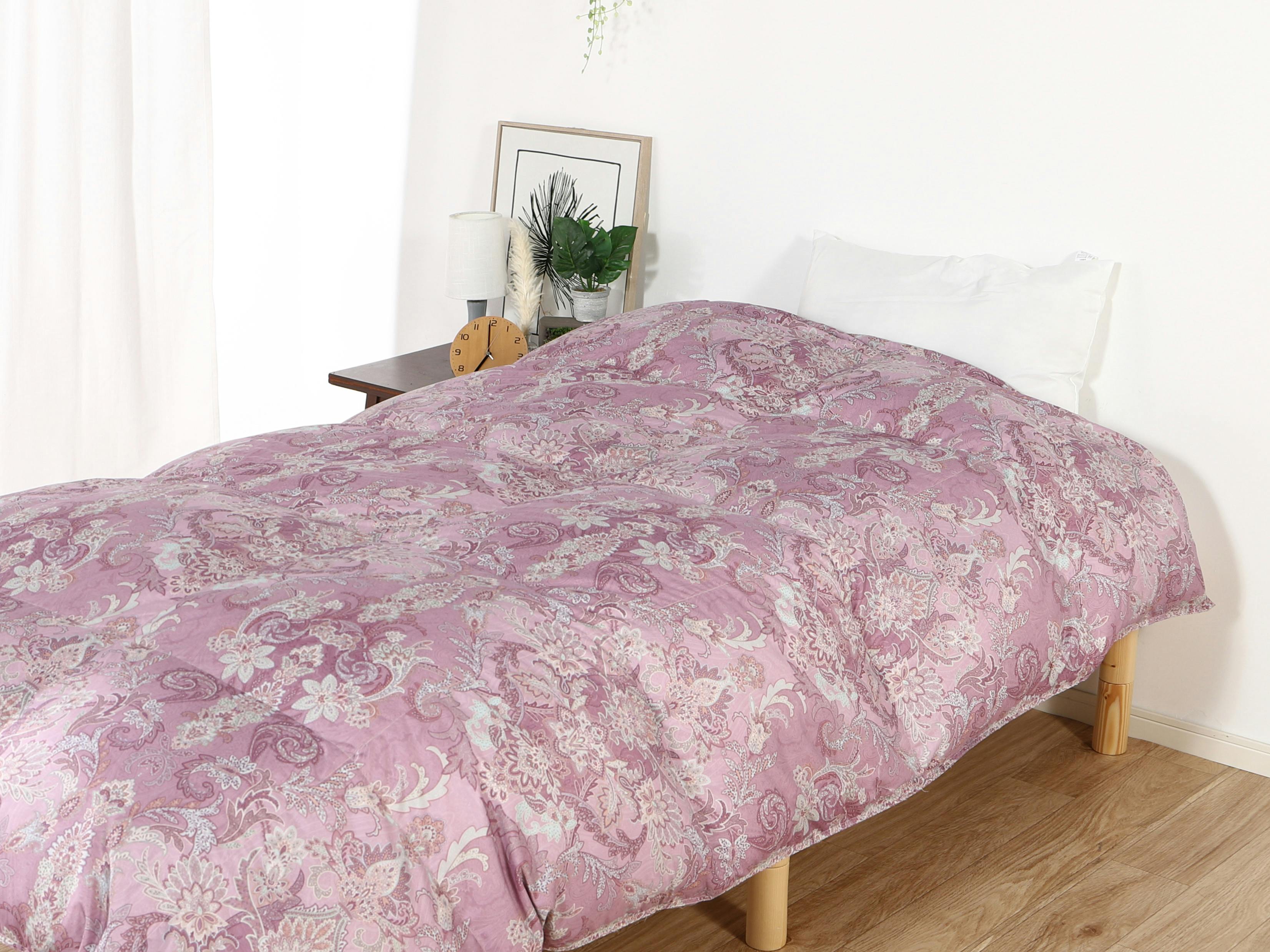 日本製 羽毛布団 丸八真綿 防ダニ加工 シングル ミライクルダウン使用