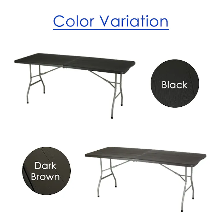 テーブル 折り畳み 屋外 幅180 作業台 ガーデニング 天板が強化プラスチックの折りたたみ作業テーブル