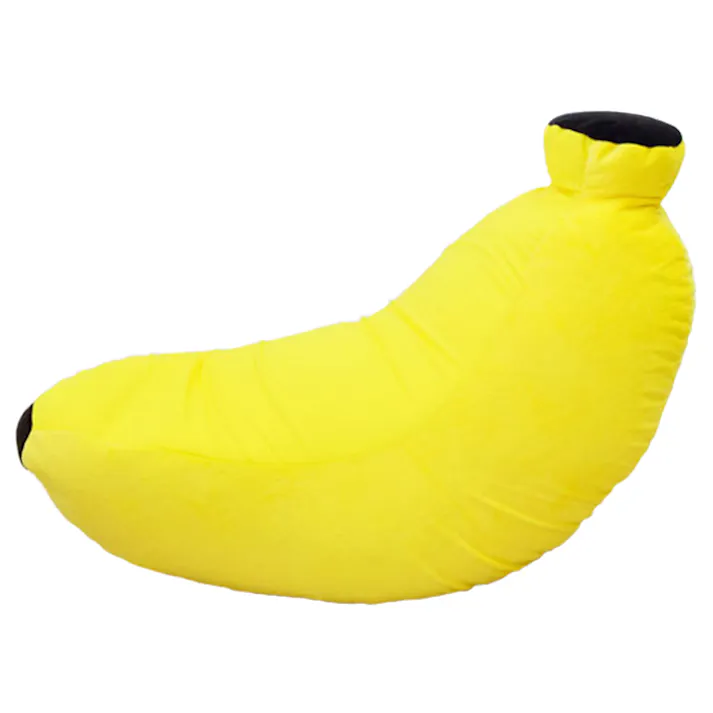 ビーズクッション 大きい おしゃれ ジャンボ 個性的 かわいい 日本製 抱き枕 ビーズ クッション バナナ型 ソファ