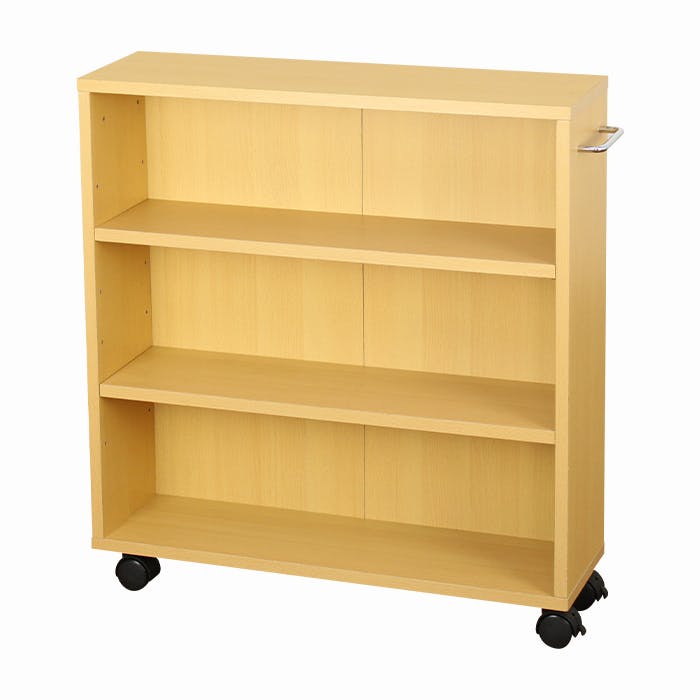 本棚 木製 オープンラック キャスター付き スリム ラック 幅60 隙間収納 収納 押し入れ収納 棚 cd dvd コミックラック キッチン リビング おしゃれ