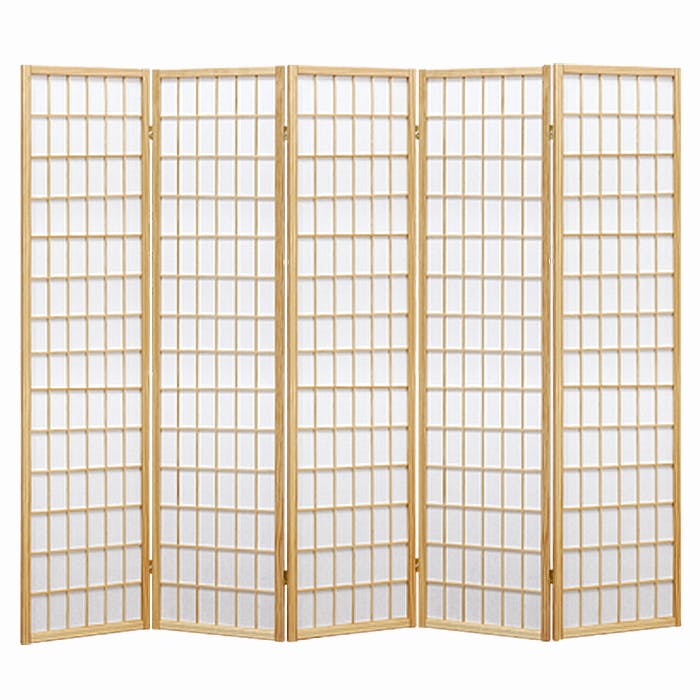 和風 衝立 ハイタイプ 5連 パーティション 屏風 ついたて 折りたたみ 間仕切り パーテーション 和風 インテリアリビング 折り畳み 仕切り 間仕切り・パーテーション