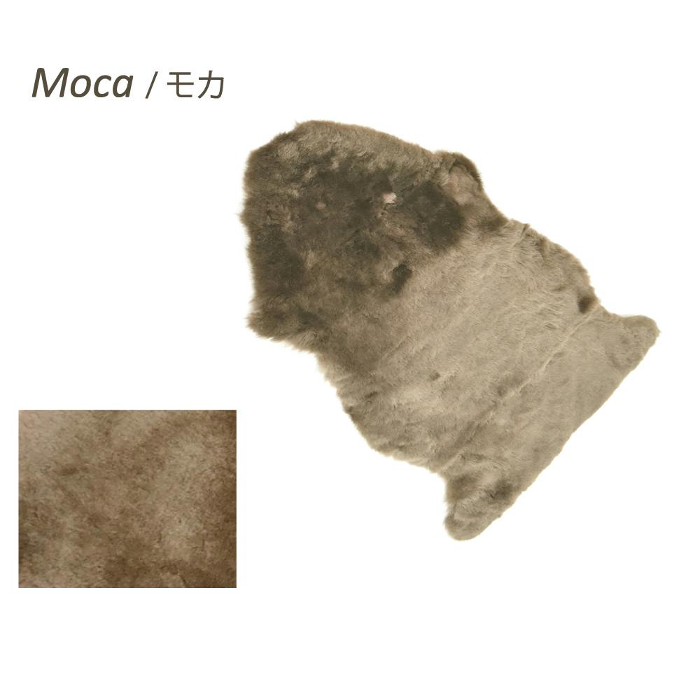 洗える ムートンラグ 1匹サイズ 短毛 送料無料 ブラウン ベージュ