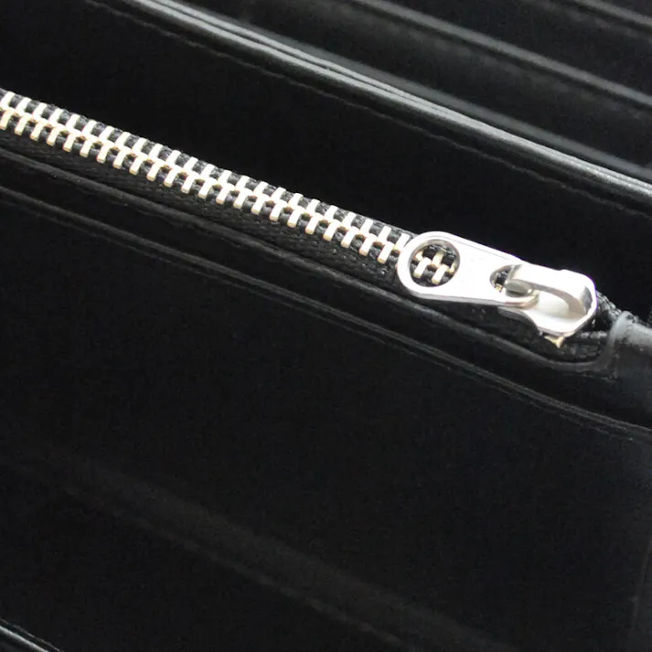 パイソン革ラウンドファスナーロングウォレット 1671P/蛇革長財布/金運/開運/男女兼用/ゴールド #flc-1671p-gd-1pcs