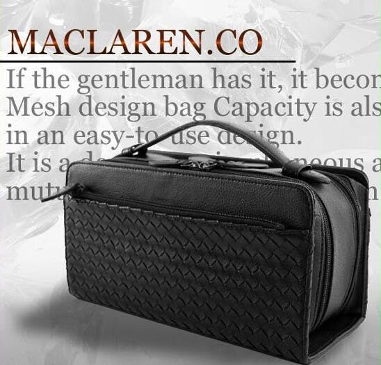 編み込みメッシュボックスタイプセカンドバッグ AN-2046ブラック