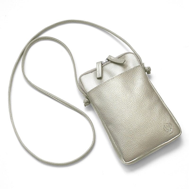 レザー（牛革）スマートポシェット(サコッシュ) AN-7162 【MOMO